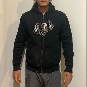 Fox faux fur winter jacket